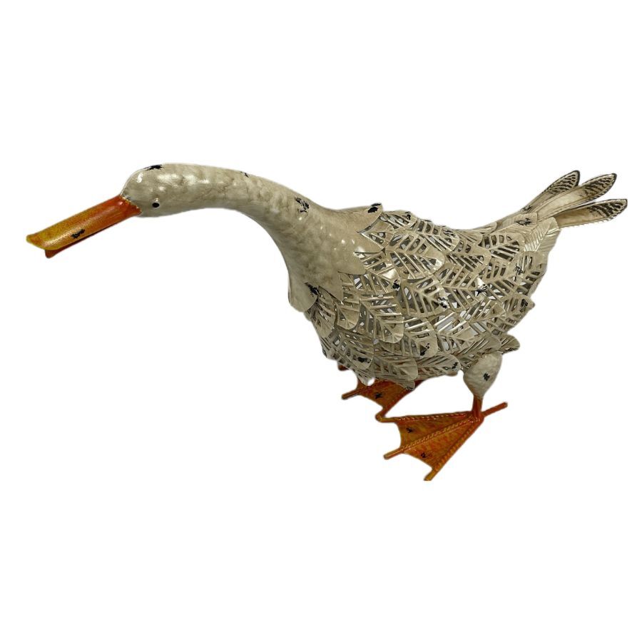 Willow &amp; Silk Stretching Duck Ornament/Decorative Stretch Duck Sculpture