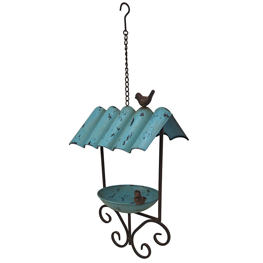 Willow &amp; Silk Corrugated Hanging Birdfeeder/Feathered Retreat Hanging Feeder