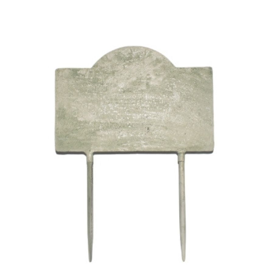 Willow &amp; Silk Welcome to My Garden Cast Iron Stake 23x0.75x31cm