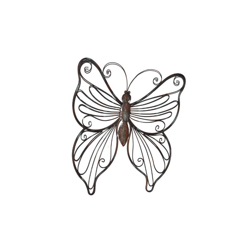 Willow &amp; Silk Stylish Design Wall Hanging Butterfly 43x8x46cm