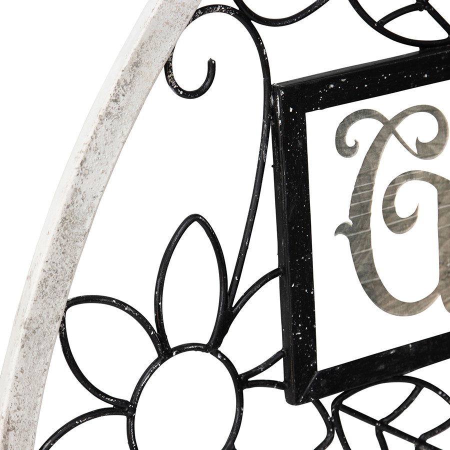 Willow &amp; Silk Fleur Design &#39;Garden&#39; Sign Wall Art