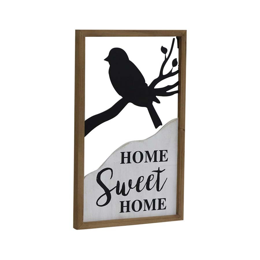 Willow &amp; Silk &#39;Home Sweet Home&#39; Sign Framed Wall Art