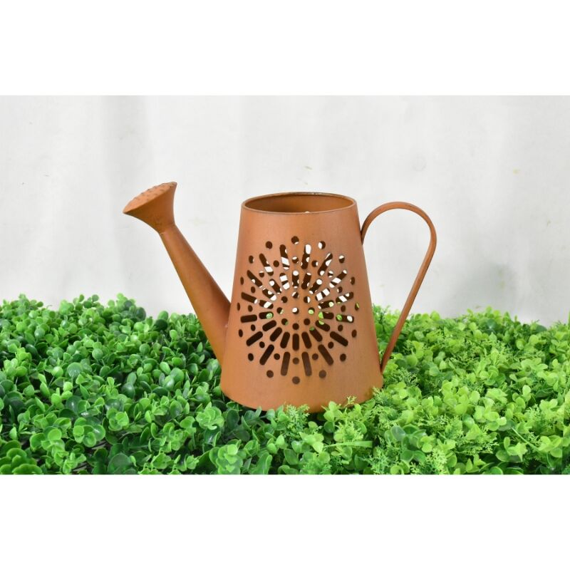 Willow &amp; Silk Radiant Bloom Watering Can &amp; Candle Holder: The Decorative Duo