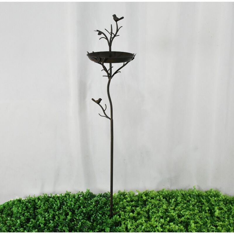 Willow &amp; Silk Avian Haven Garden Stake Nature&#39;s Perch Bird Feeder 120 cm