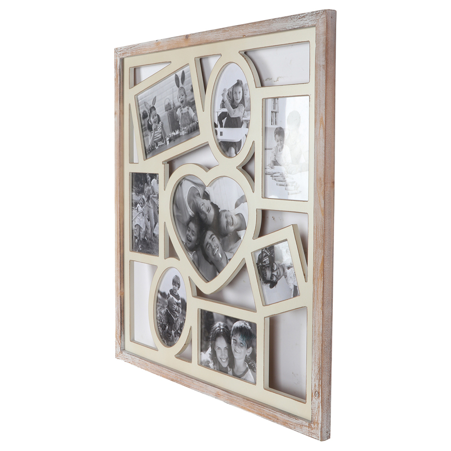 Willow &amp; Silk Family Theme Photo Gallery Collage Wall Art 57cm