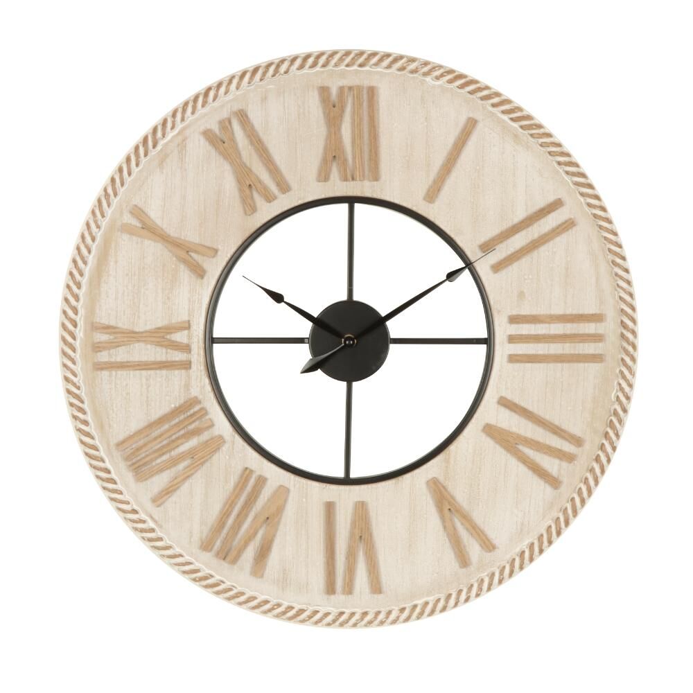 Willow &amp; Silk 60cm Hampton Style Clock w Roman Numeral