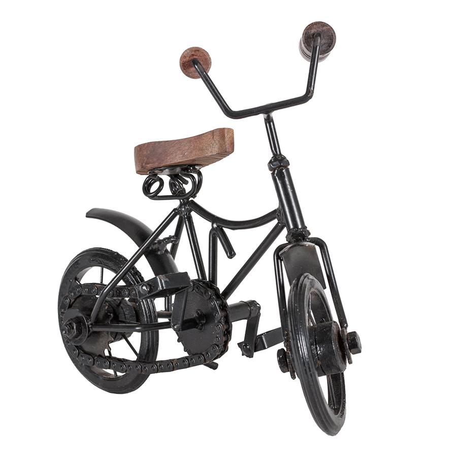 Willow &amp; Silk Metal 25cm Black Table/Shelf Bicycle Ornament 