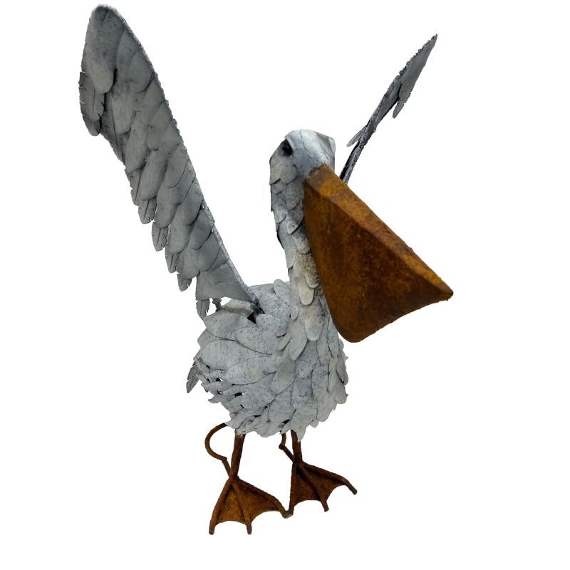 Willow &amp; Silk Flapping Elegance Pelican Statue