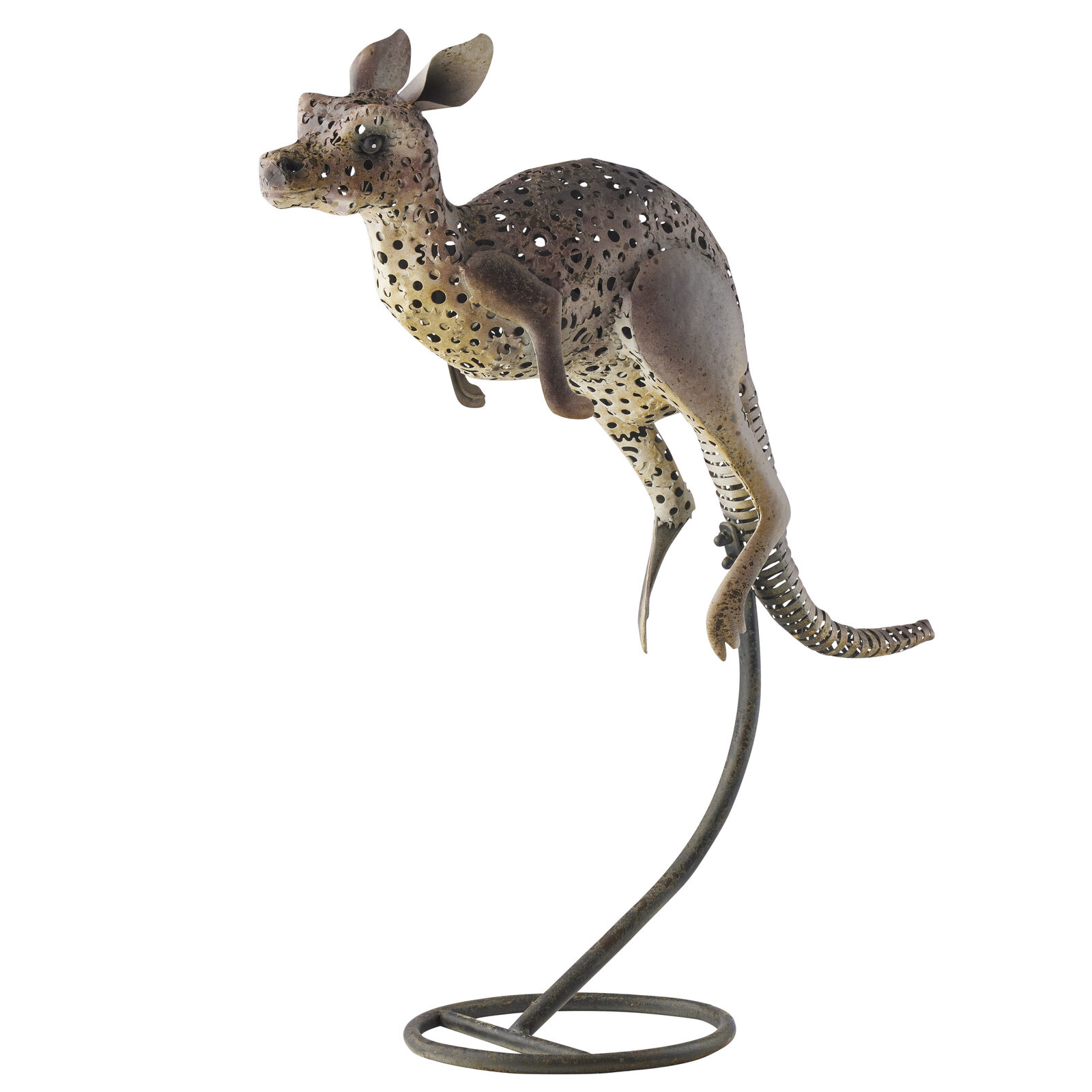 Willow &amp; Silk Jumping Kangaroo on Stand 55x21x75cm