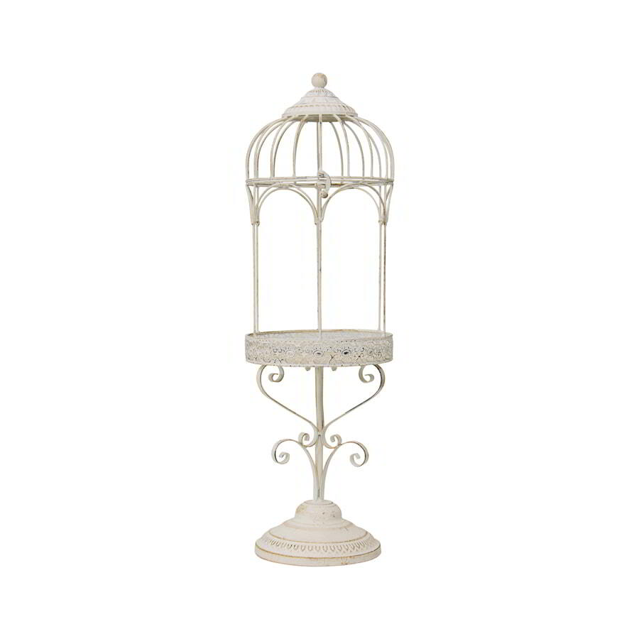 Willow &amp; Silk French Plant/Candle Holder Birdcage Stand