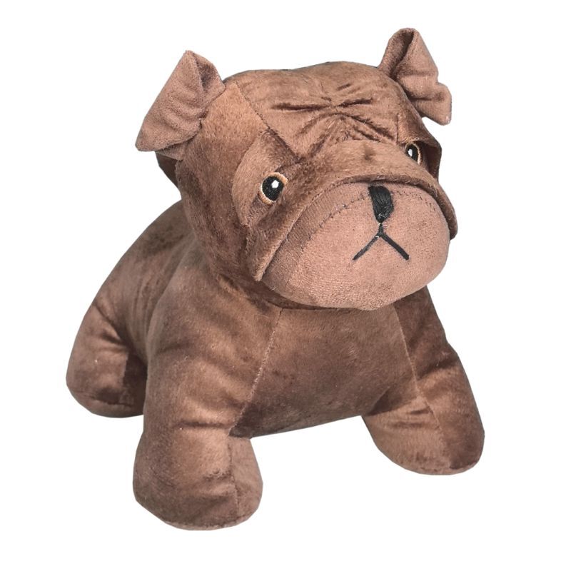 Willow &amp; Silk Chocolate Brown French Bulldog Door Stopper