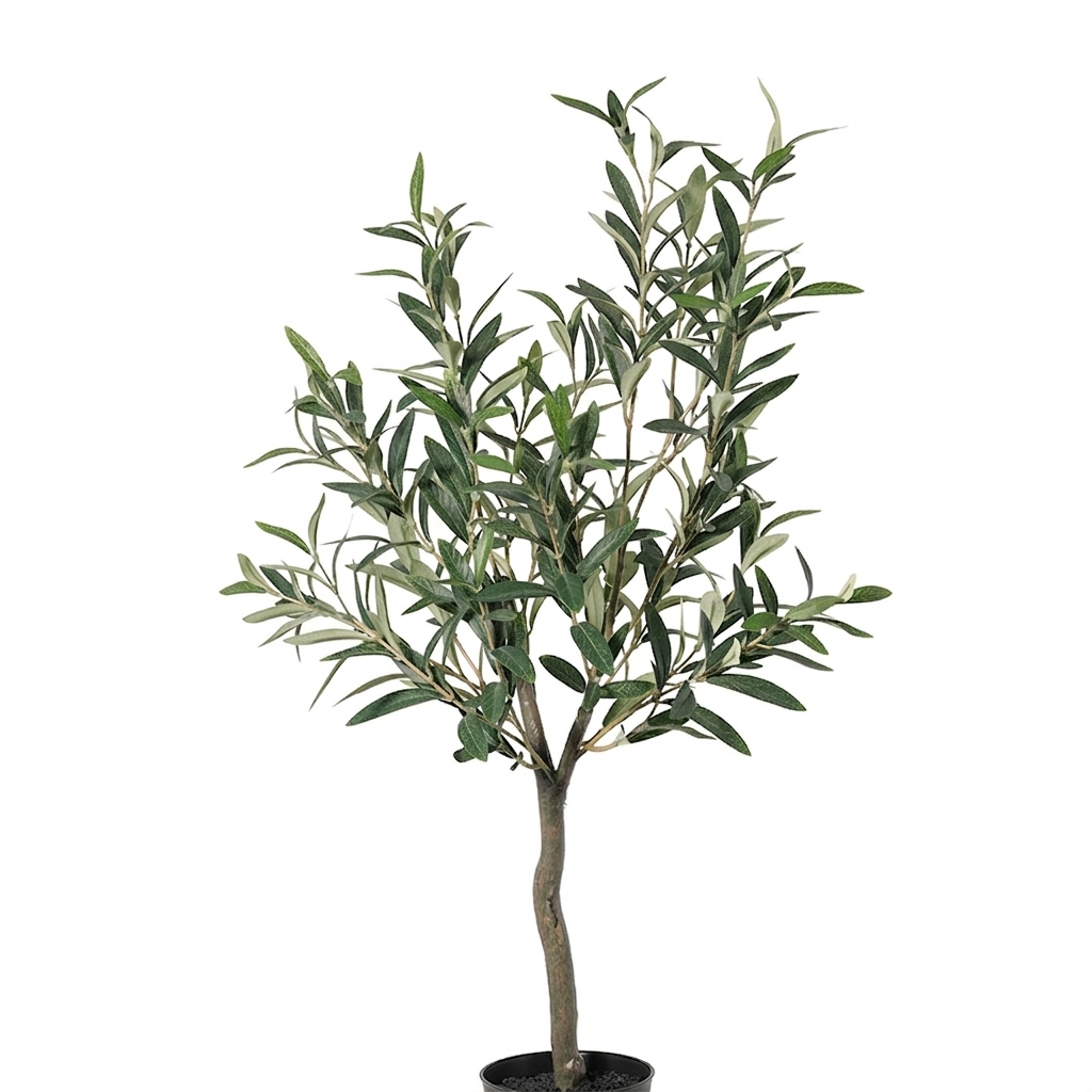 Willow &amp; Silk 120cm Potted Artificial Swan Hill Olive Tree