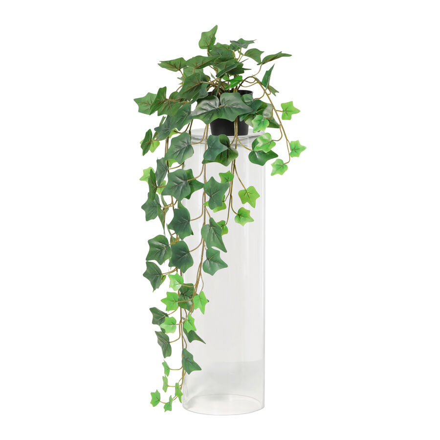 Willow &amp; Silk 70cm Potted Artificial Elegent Hanging Ivy