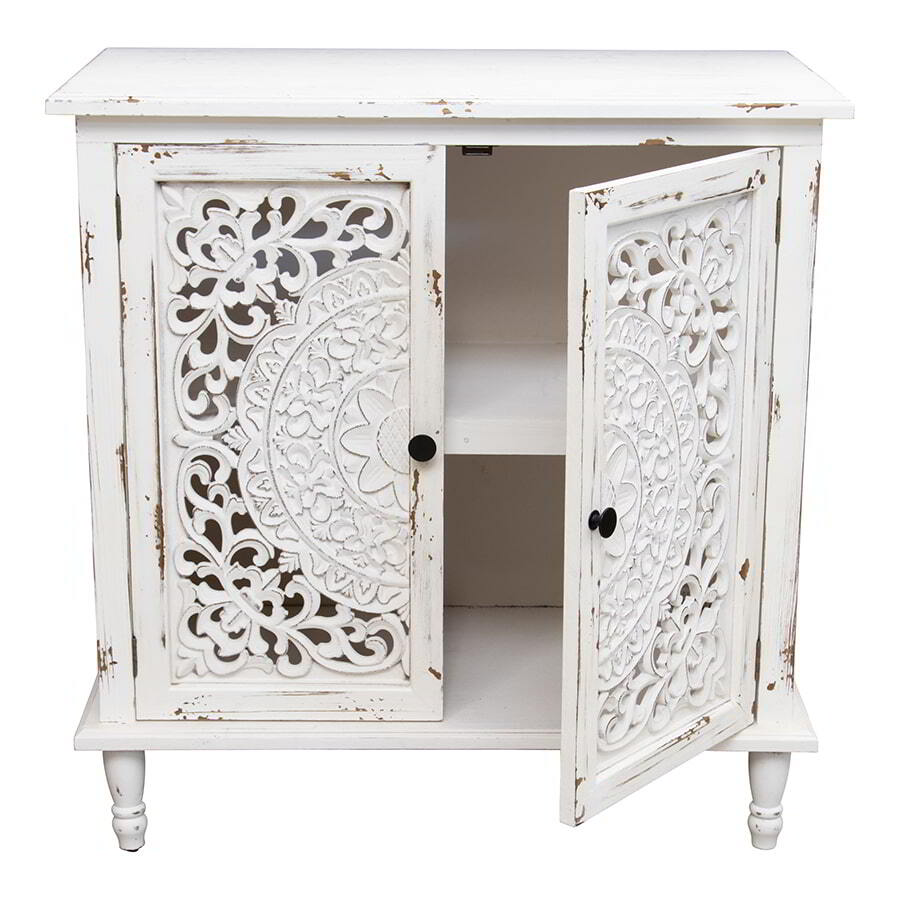 Willow &amp; Silk French Provincial Storage Cabinet
