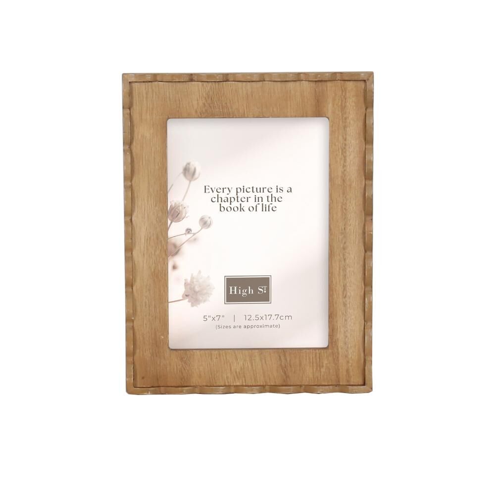 Willow &amp; Silk Belle Scolloped 5x7 Photoframe