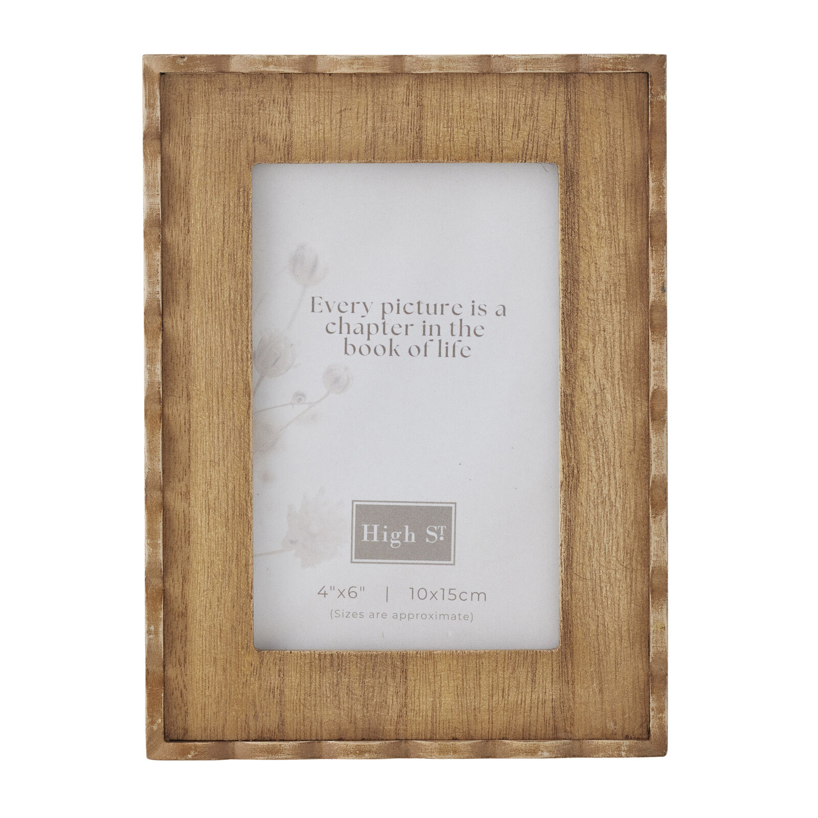 Willow &amp; Silk Belle Scolloped 4x6 Photoframe 1x2x20cm