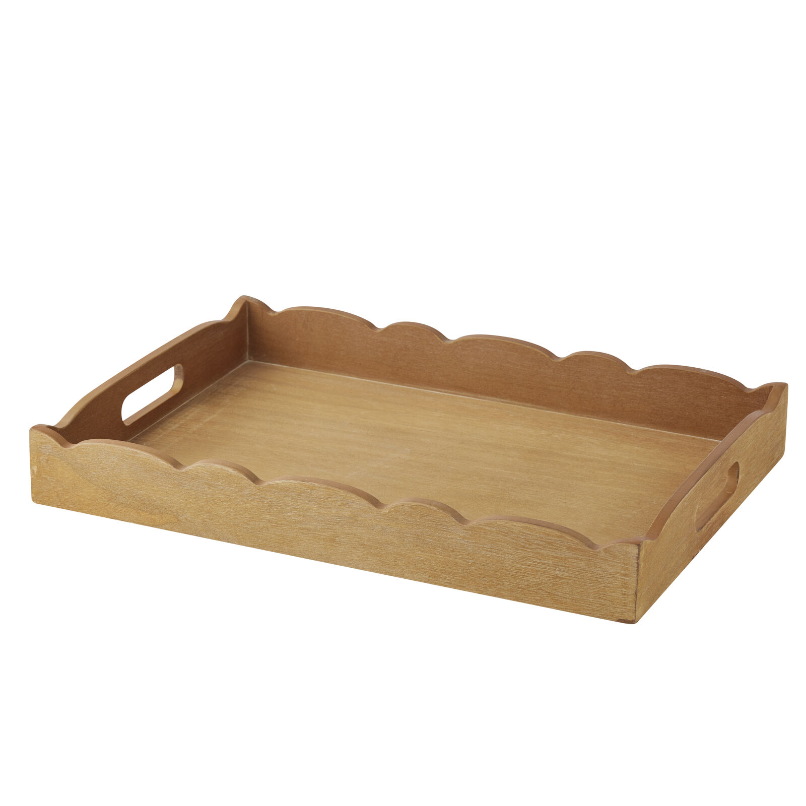 Willow &amp; Silk Belle Scolloped Serving Tray 48x34x6cm