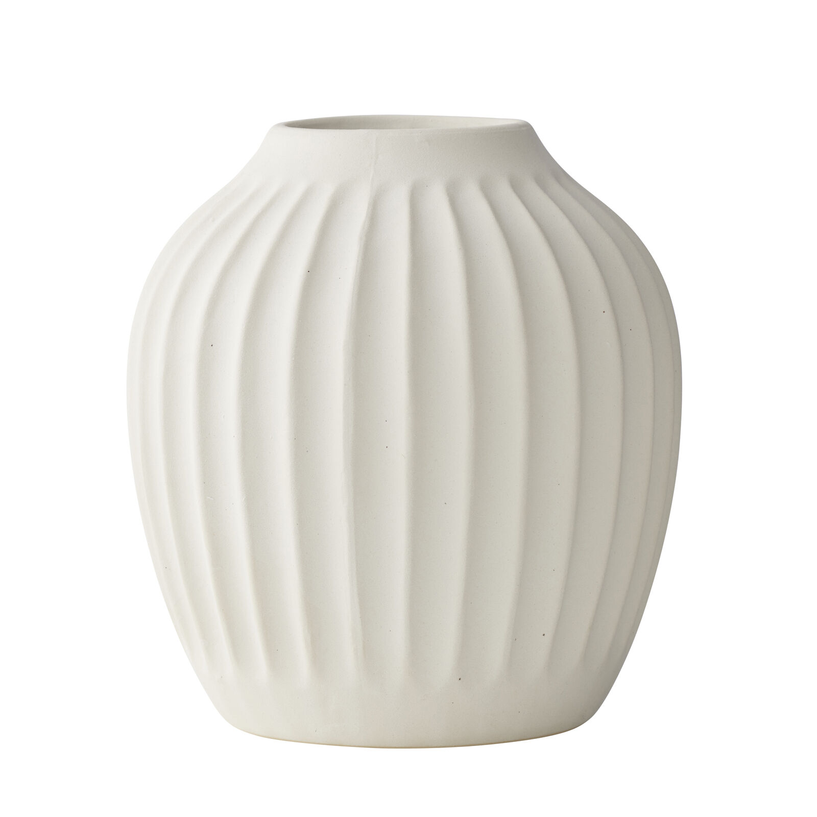 Willow &amp; Silk Camille White Vase Small 20x20x22cm