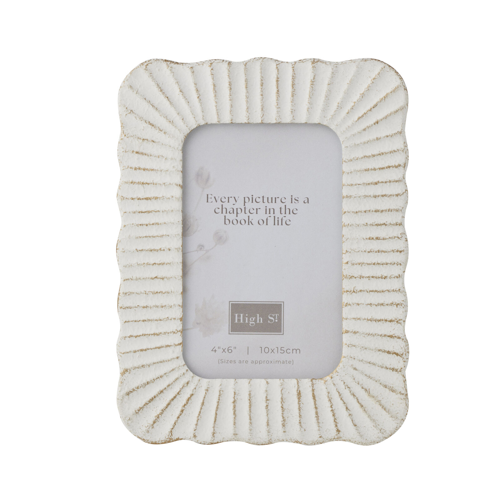 Willow &amp; Silk Sophia Photoframe 4x6 15.5x1.5x20.5cm