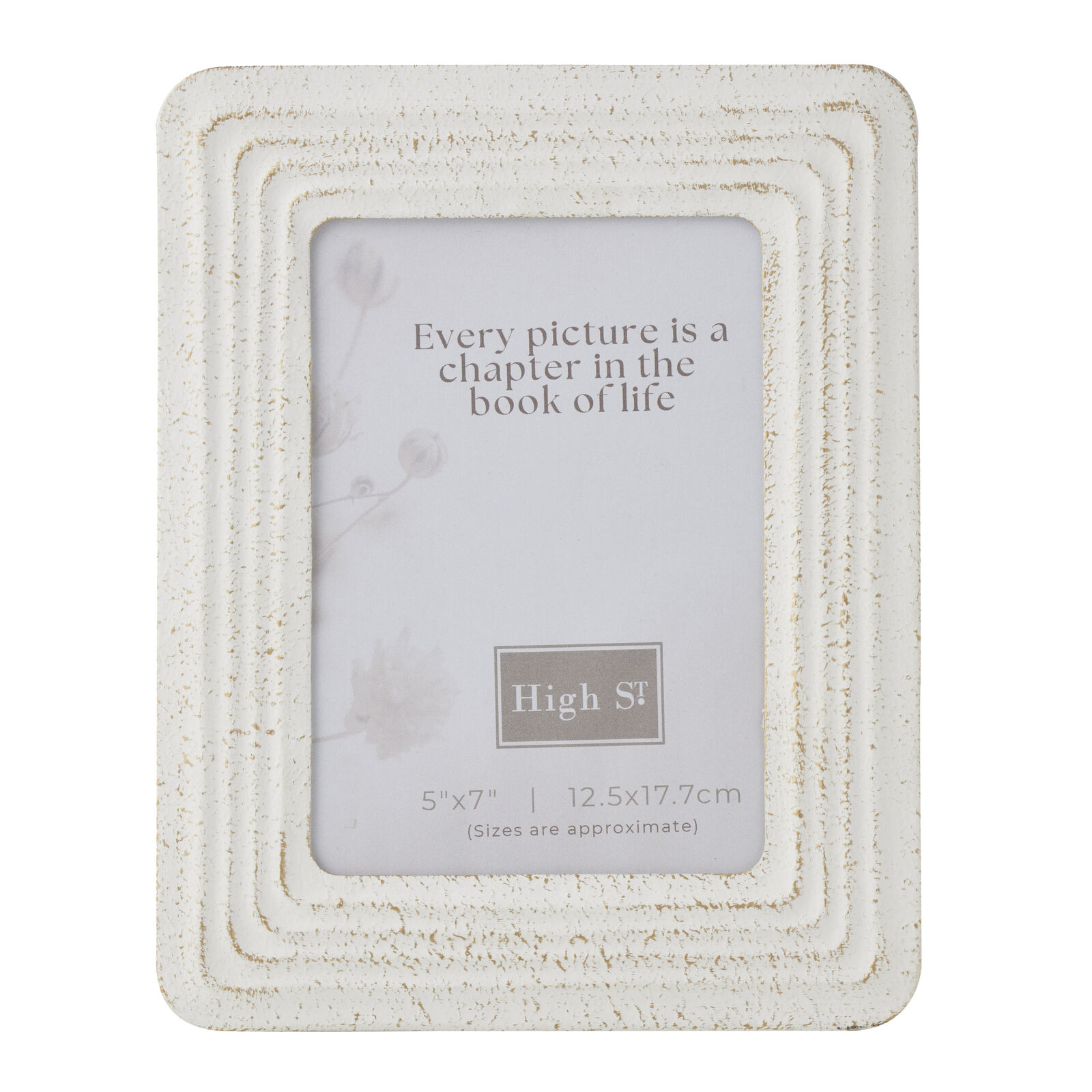 Willow &amp; Silk Willow Distressed 5x7 Photoframe 19x1.5x
