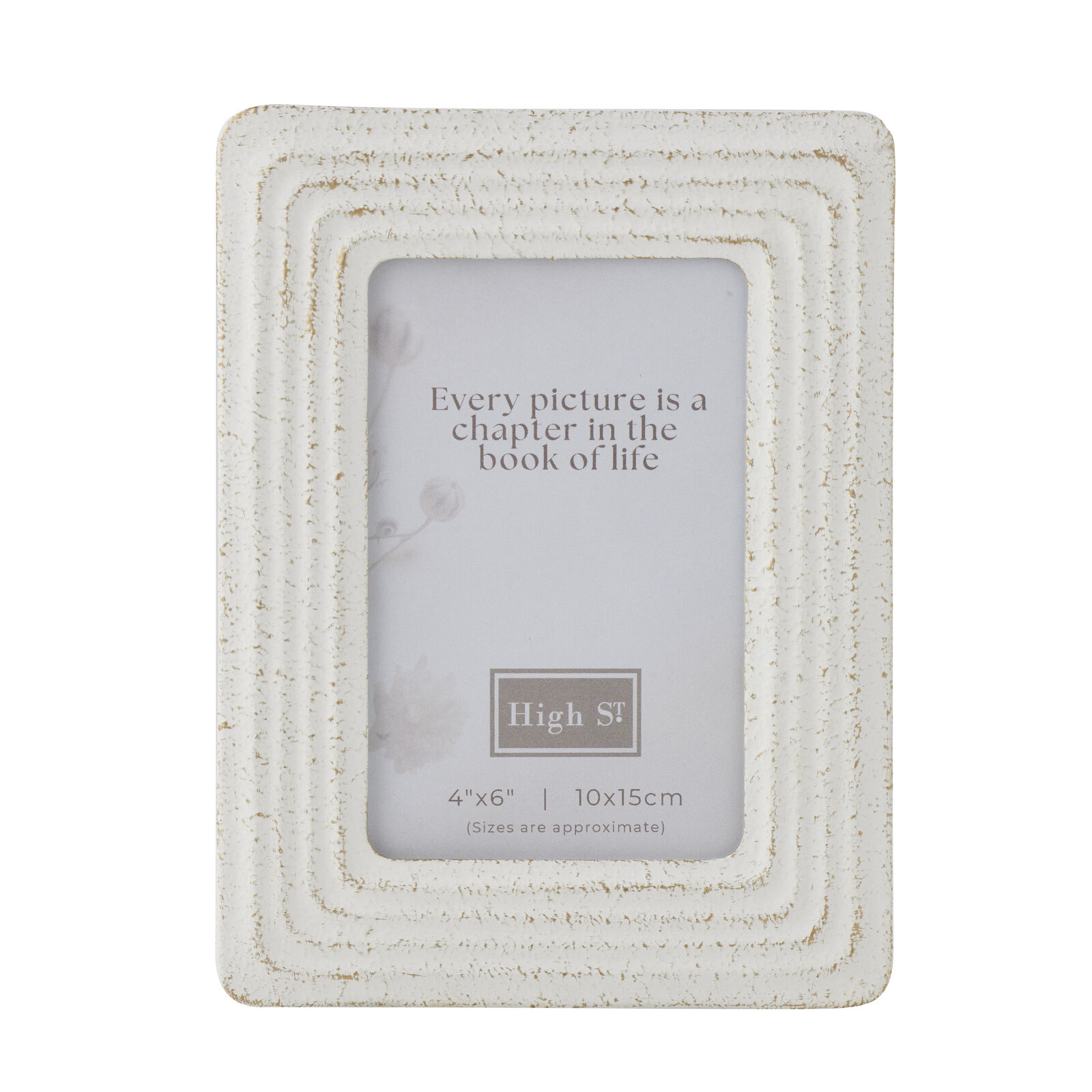 Willow &amp; Silk Willow Distressed 4x6 Photoframe 15.5x1.