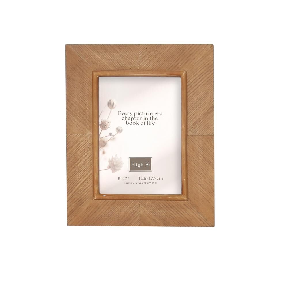 Willow &amp; Silk Georgia 5x7 Wooden Photoframe 20x1.5x25c