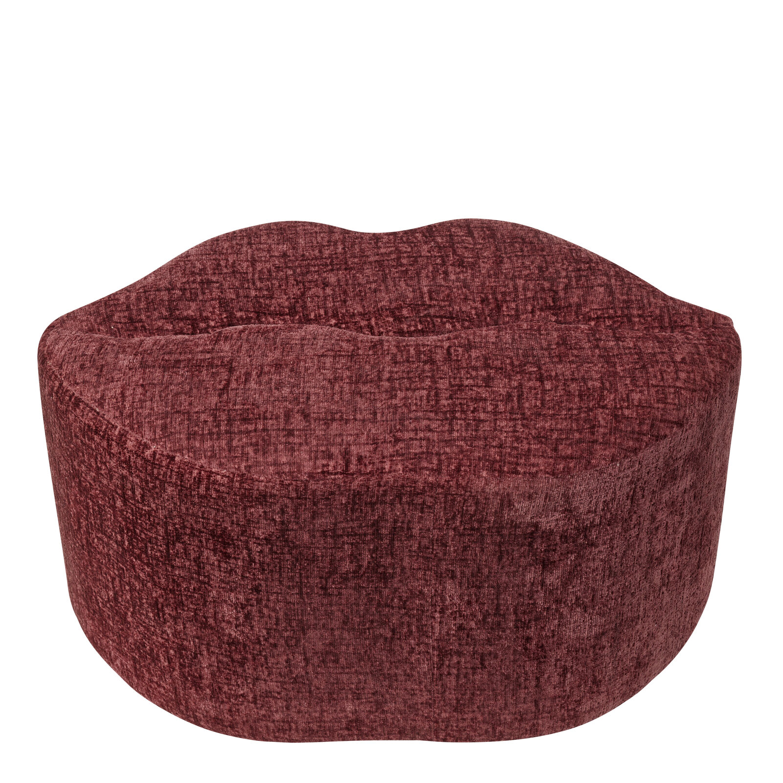Willow &amp; Silk Cherry Lips Ottoman 67x36x40cm