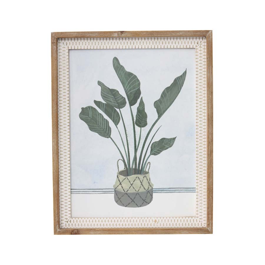 Willow &amp; Silk Framed 51cm Bird of Paradise/Nature Wall Art