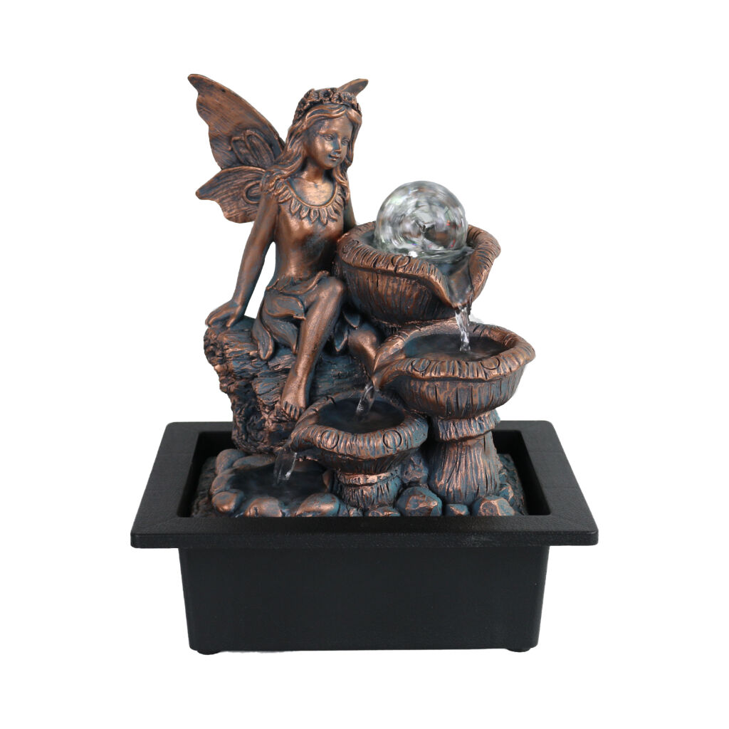 Willow &amp; Silk Mushroom Fairy 24x18x27cm