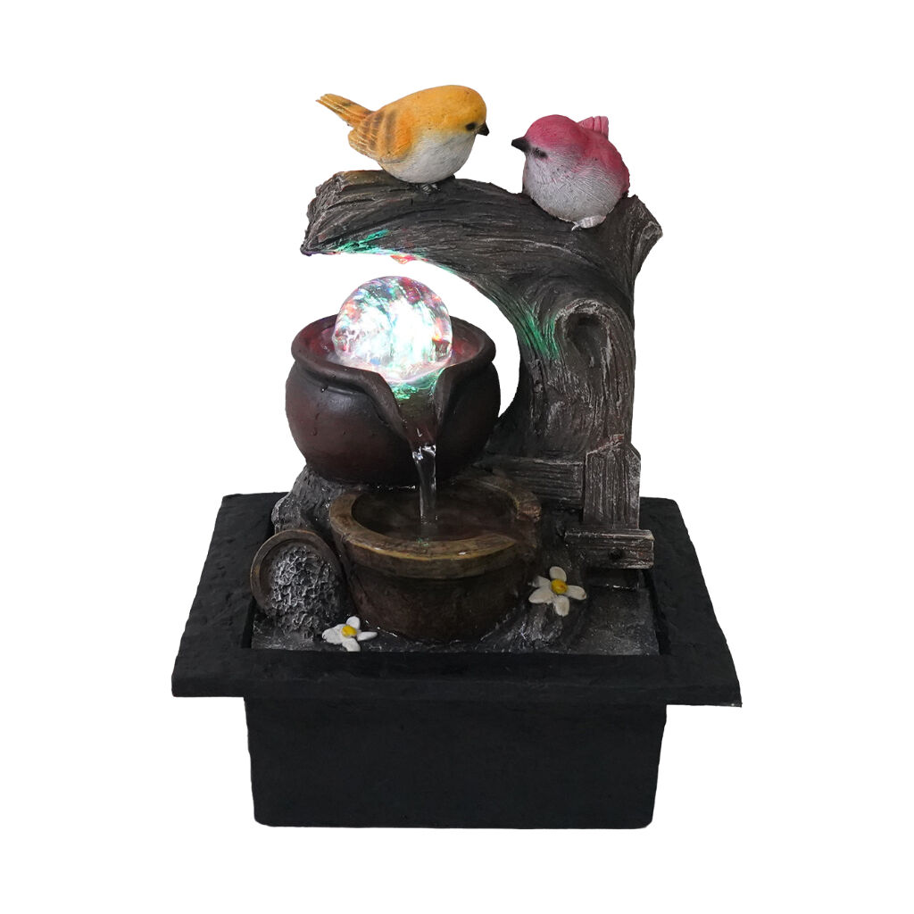 Willow &amp; Silk Garden Birds 23x20x28cm