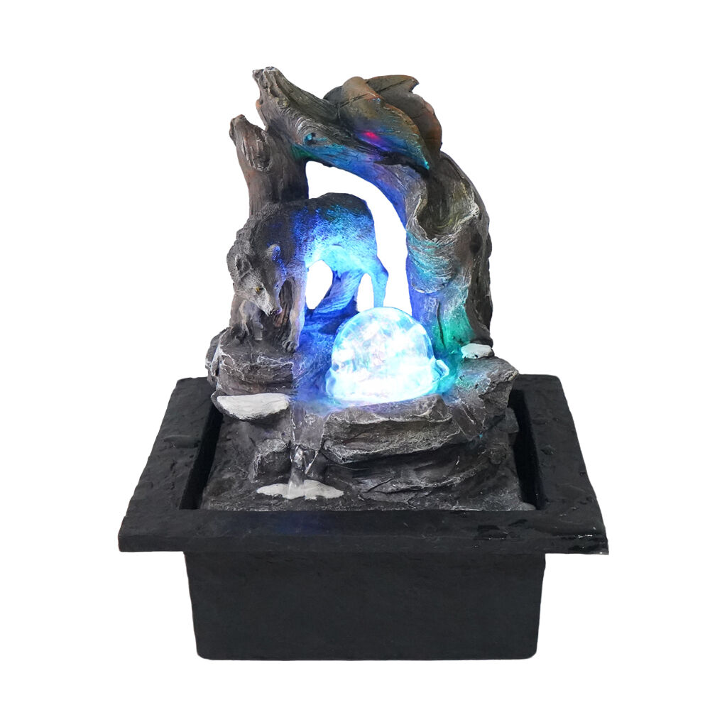 Willow &amp; Silk Alpha Wolf 23x20x28cm