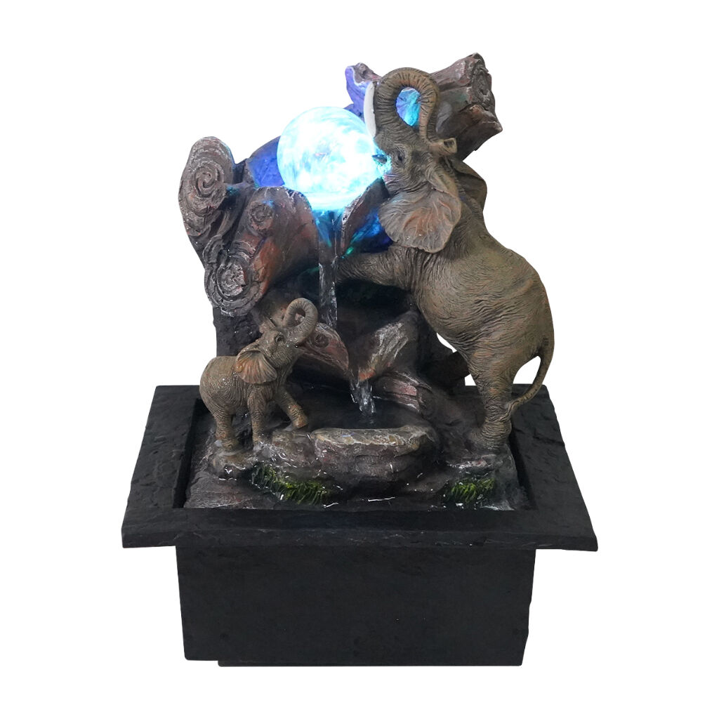 Willow &amp; Silk Lively Elephants 23x20x28cm