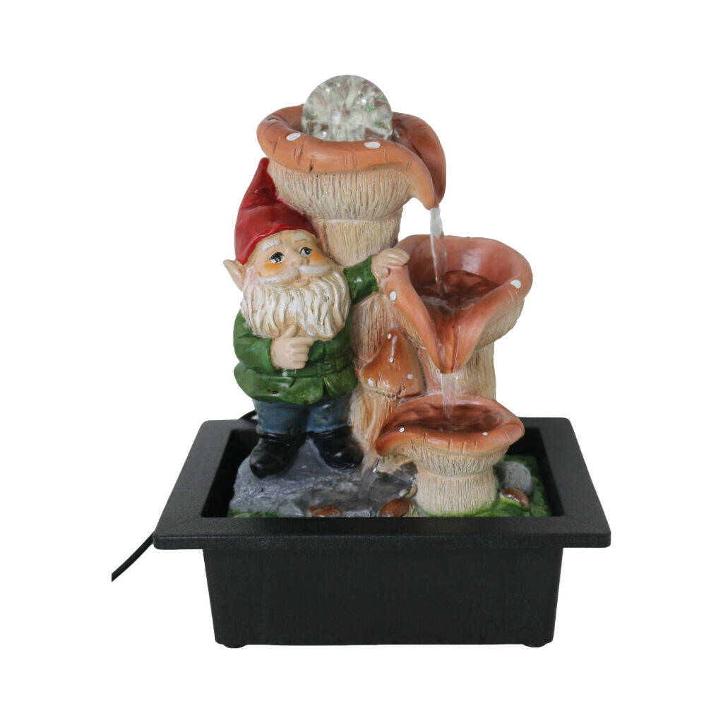 Willow &amp; Silk Mushroom Gnome 23x18x28cm