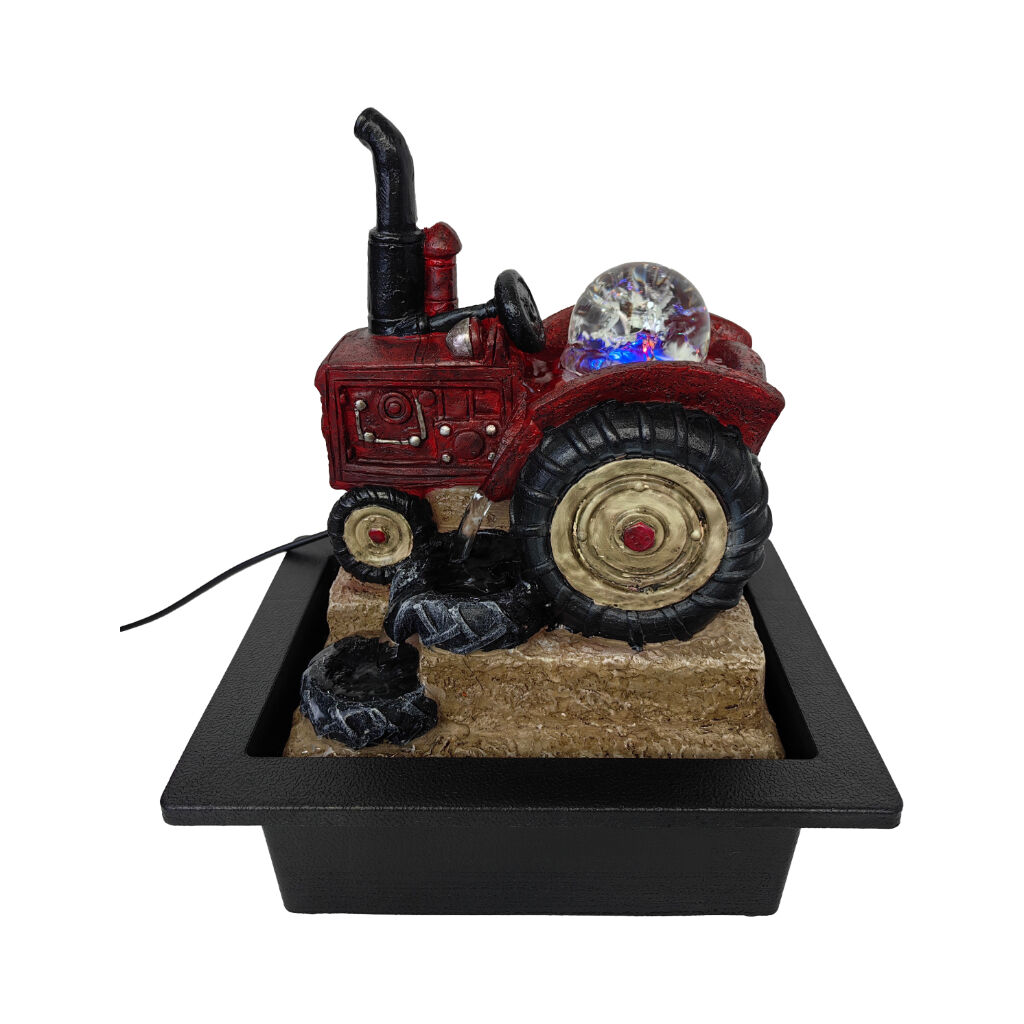 Willow &amp; Silk Tractor Day 23x18x28cm