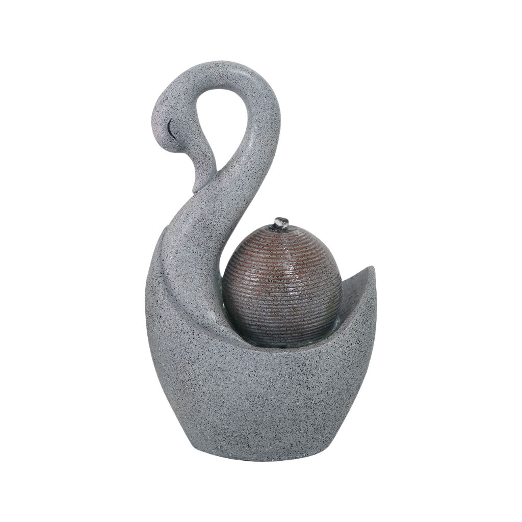 Willow &amp; Silk Swan Sphere 28x20x48cm