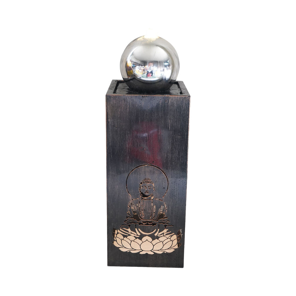 Willow &amp; Silk Water Buddha Shimmer 26x26x77cm