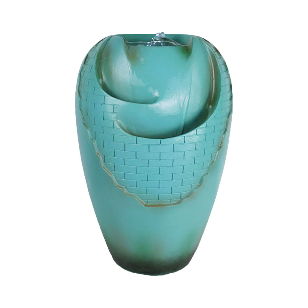 Willow &amp; Silk Glazed Jar 31x29x48cm