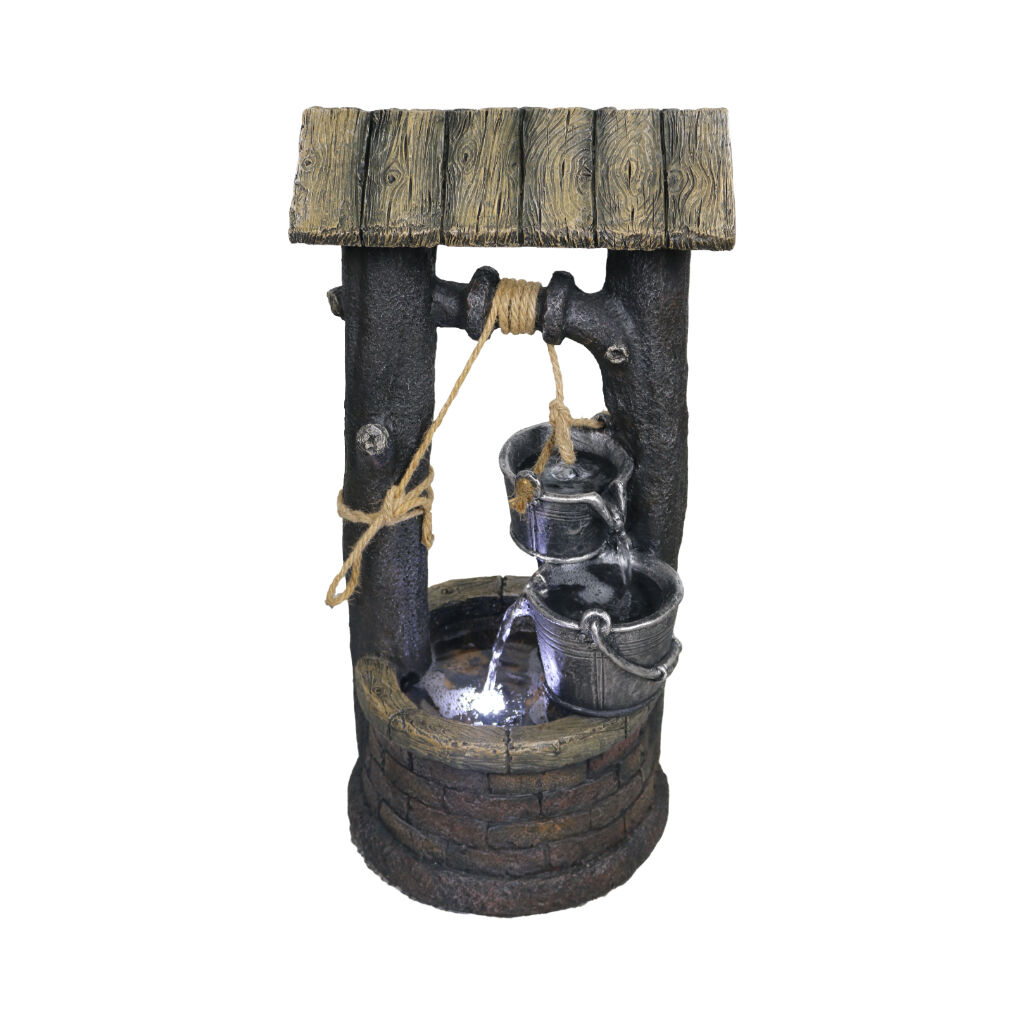 Willow &amp; Silk Wishing Well 36x34x70cm