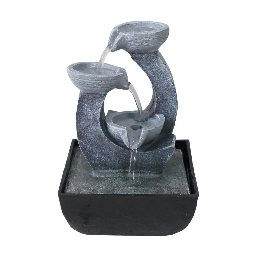 Willow &amp; Silk Curl Pots 14x14x22cm