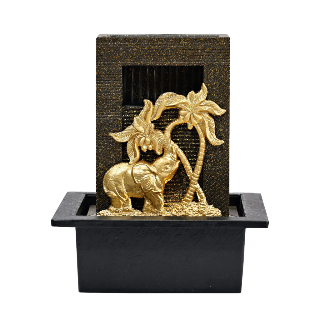 Willow &amp; Silk Tropical Elephant Rain 21x18x25cm