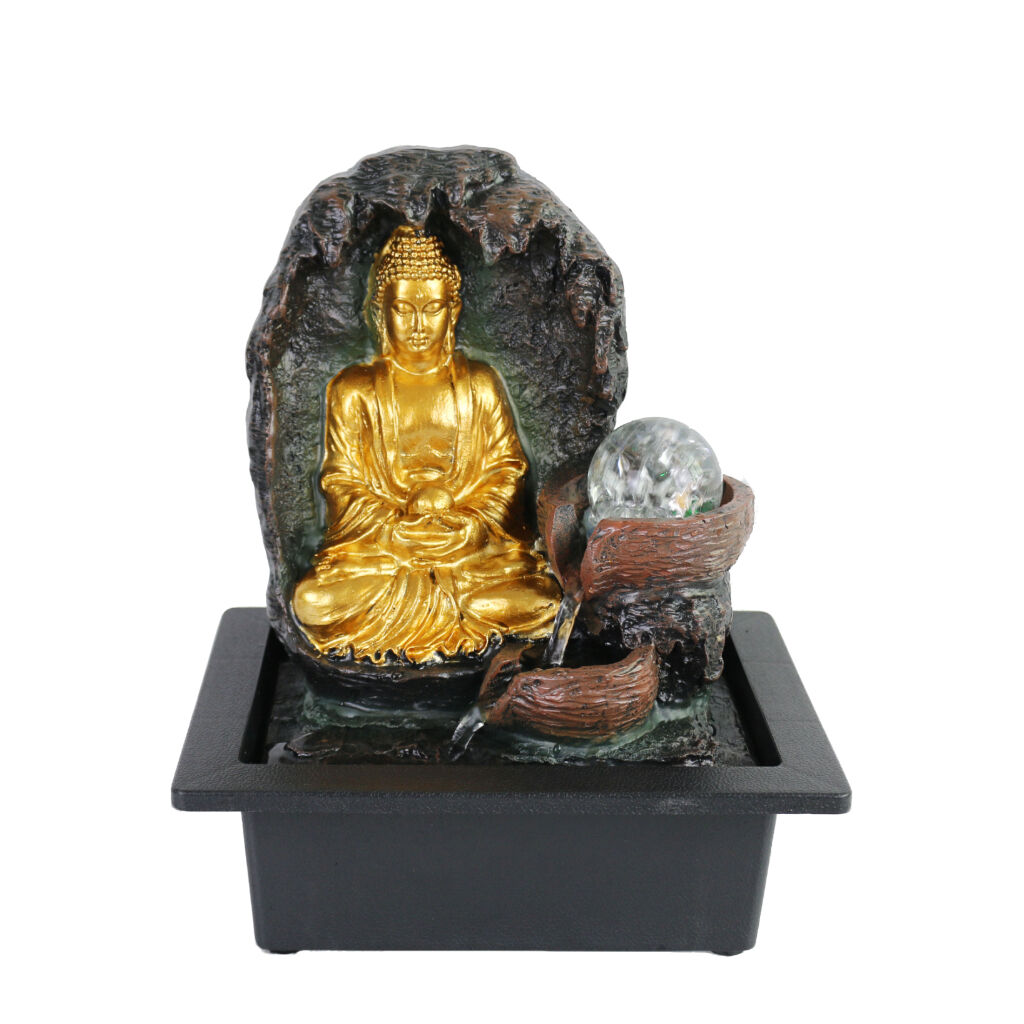 Willow &amp; Silk Grotto Buddha 24x18x27cm
