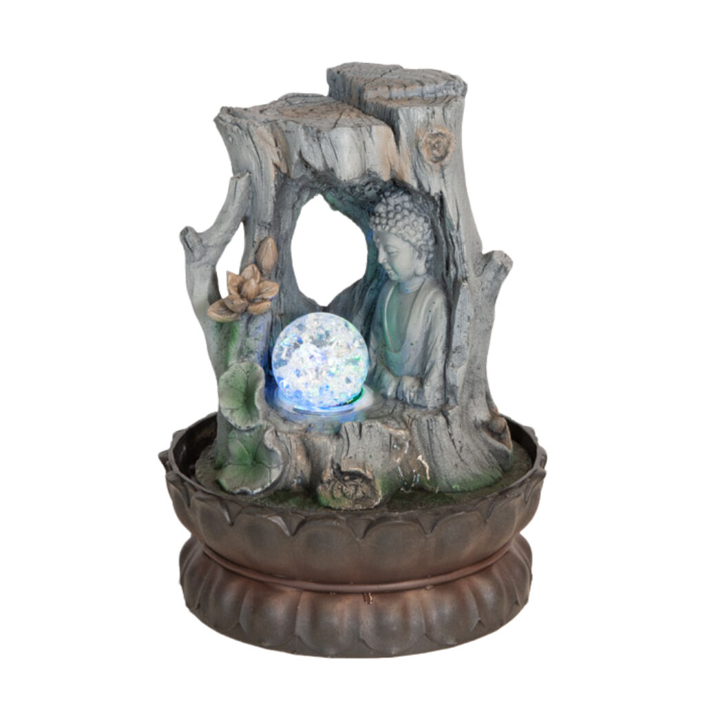 Willow &amp; Silk Branch Buddha 21x21x28cm