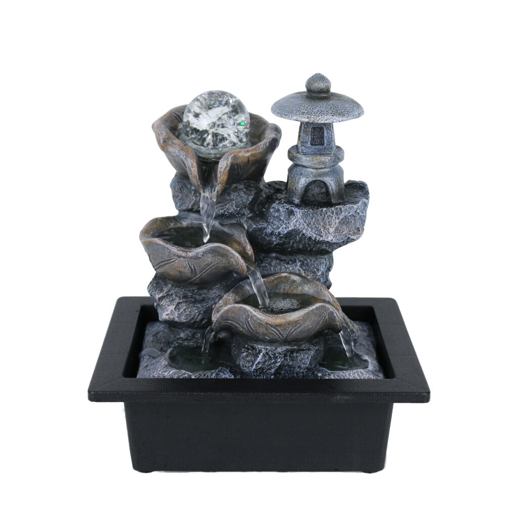 Willow &amp; Silk Decor Pagoda 24x18x27cm