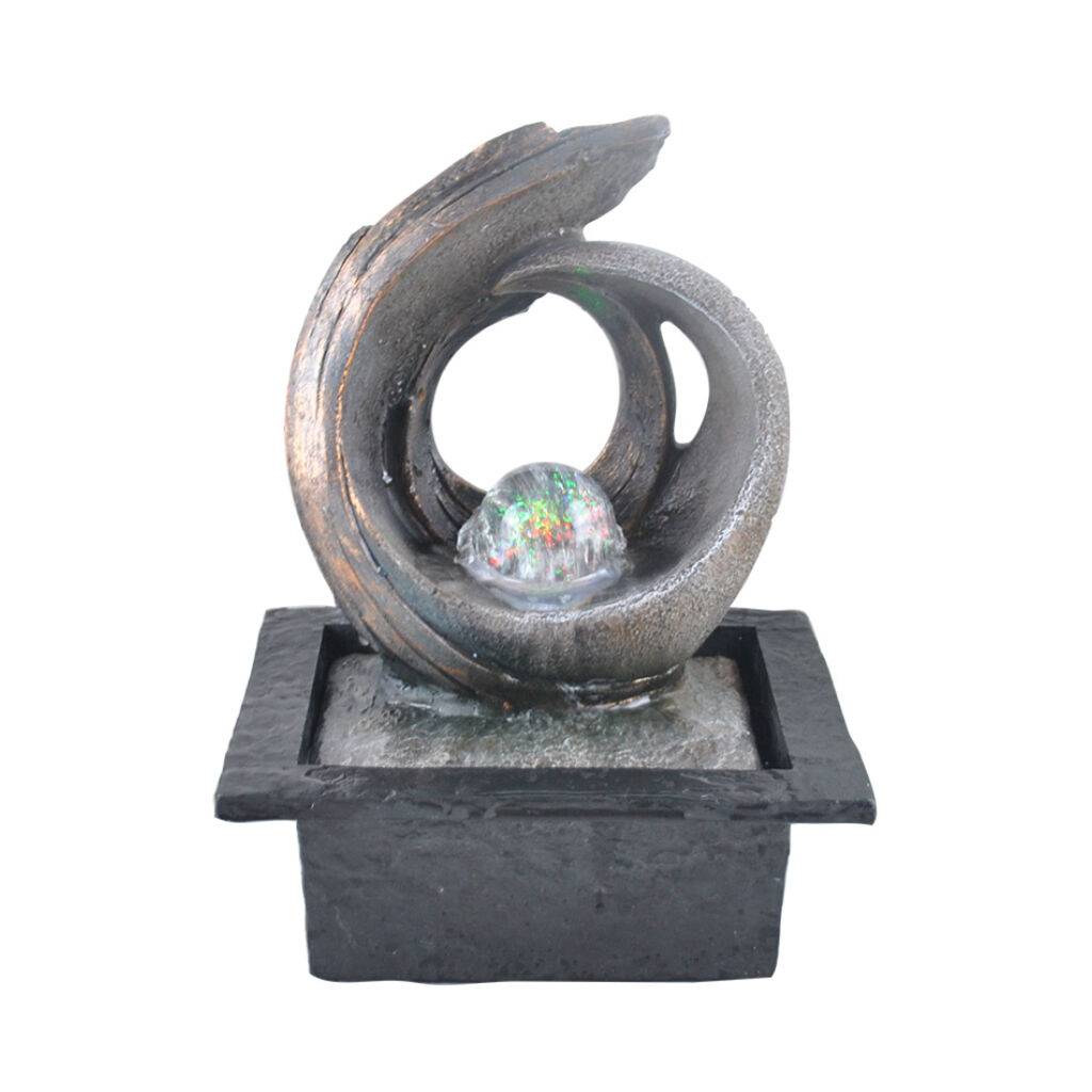 Willow &amp; Silk Spiral Art 21x19x27cm