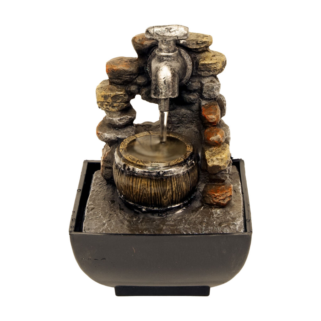 Willow &amp; Silk Tap Barrel 13x13x18cm