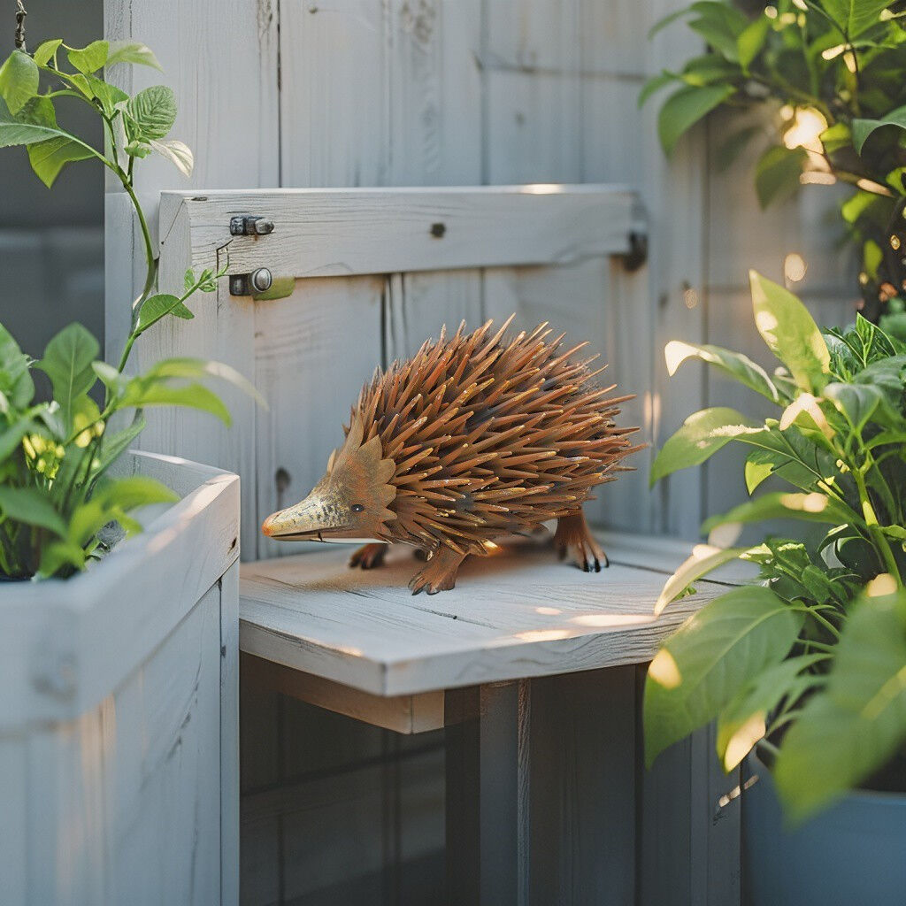 Willow & Silk Rust Hedgehog Ornament