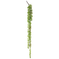 Willow &amp; Silk Artificial 74cm Hanging Green String of Pearls Plant 