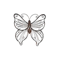 Willow &amp; Silk Stylish Design Wall Hanging Butterfly 43x8x46cm