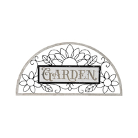 Willow &amp; Silk Fleur Design &#39;Garden&#39; Sign Wall Art