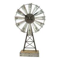 Willow &amp; Silk Windmill Table Clock